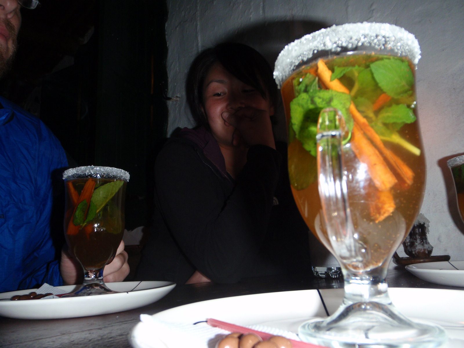 On to more civilized times, we got back to the hostel, met Joel who had since arrived and went...