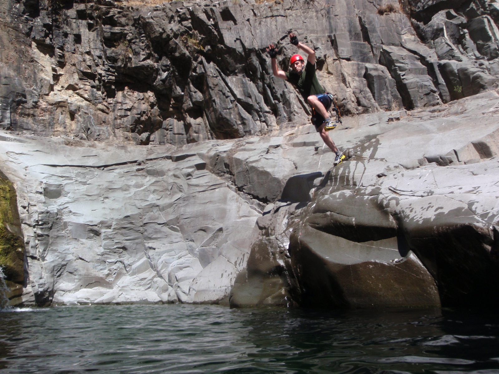 Chris treated us not only to normal jumping but fancy jumping like back flips and cool hand...