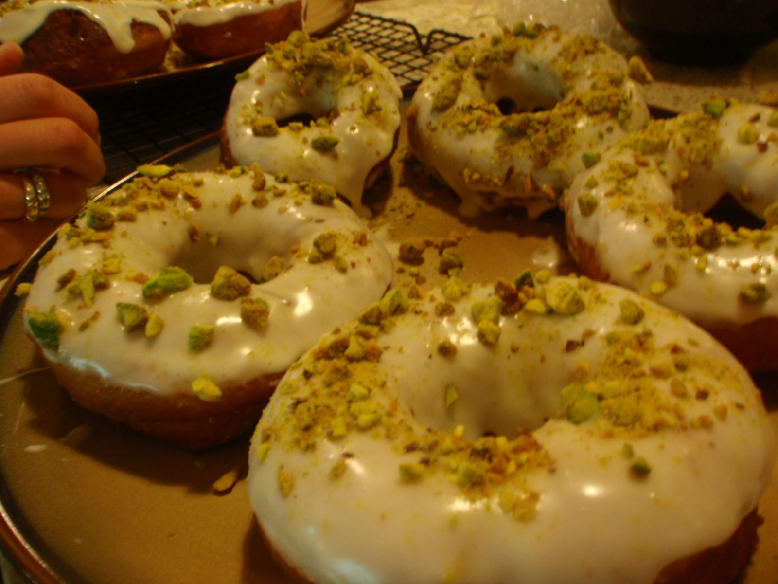 Lemon pistachio goodness...