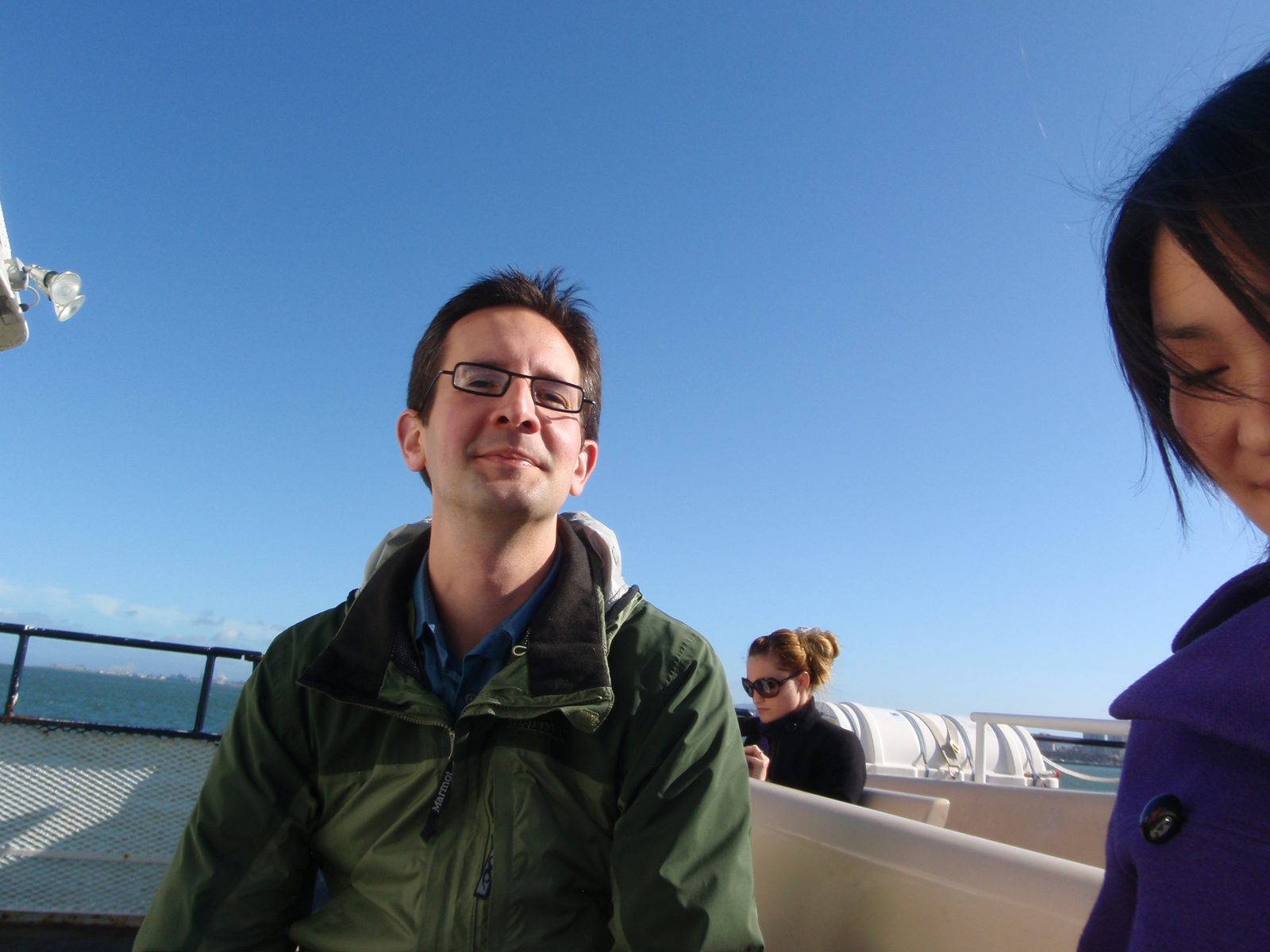 Rob on the ferry.