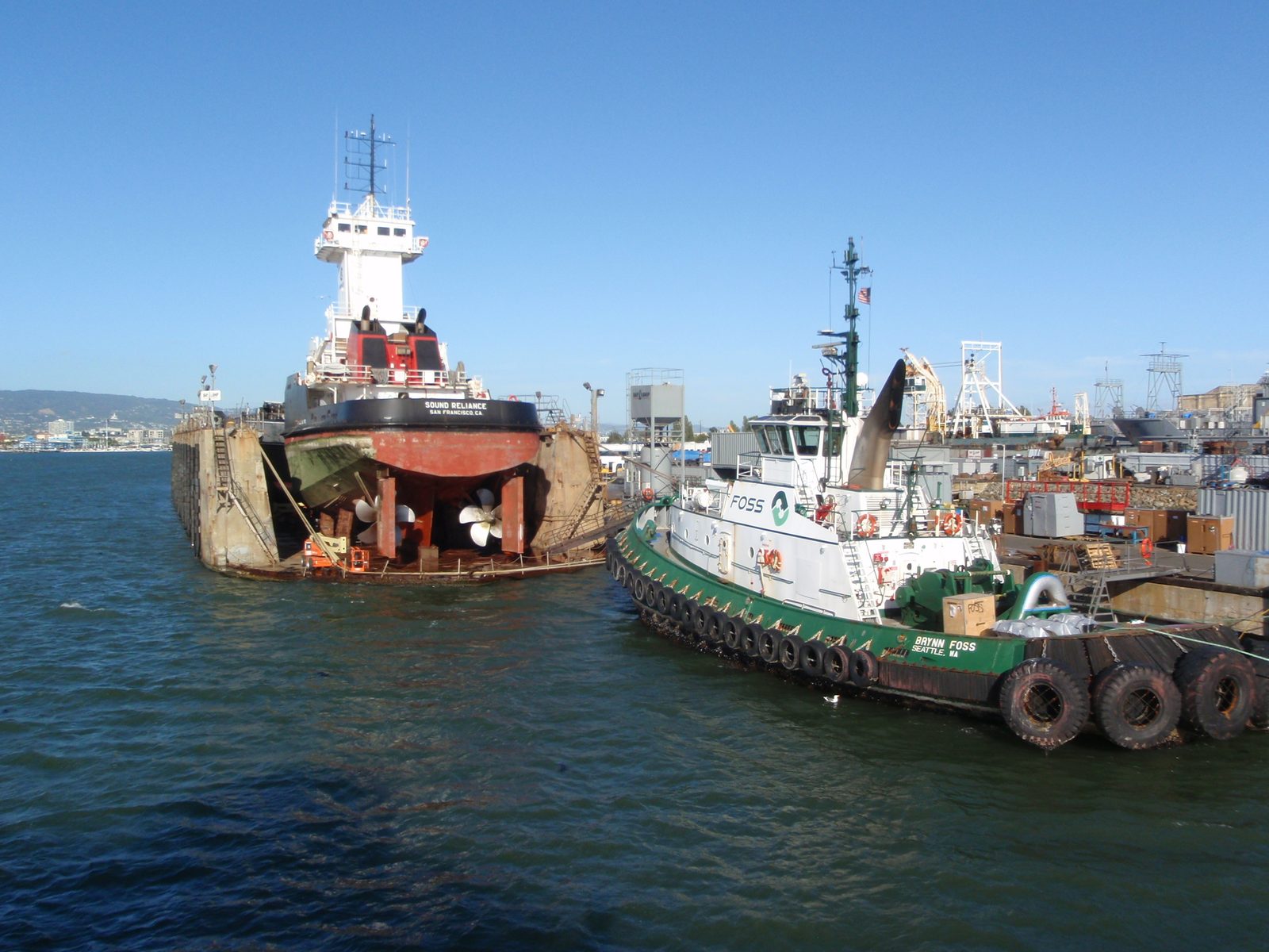 A dry dock! Pretty sweet.
