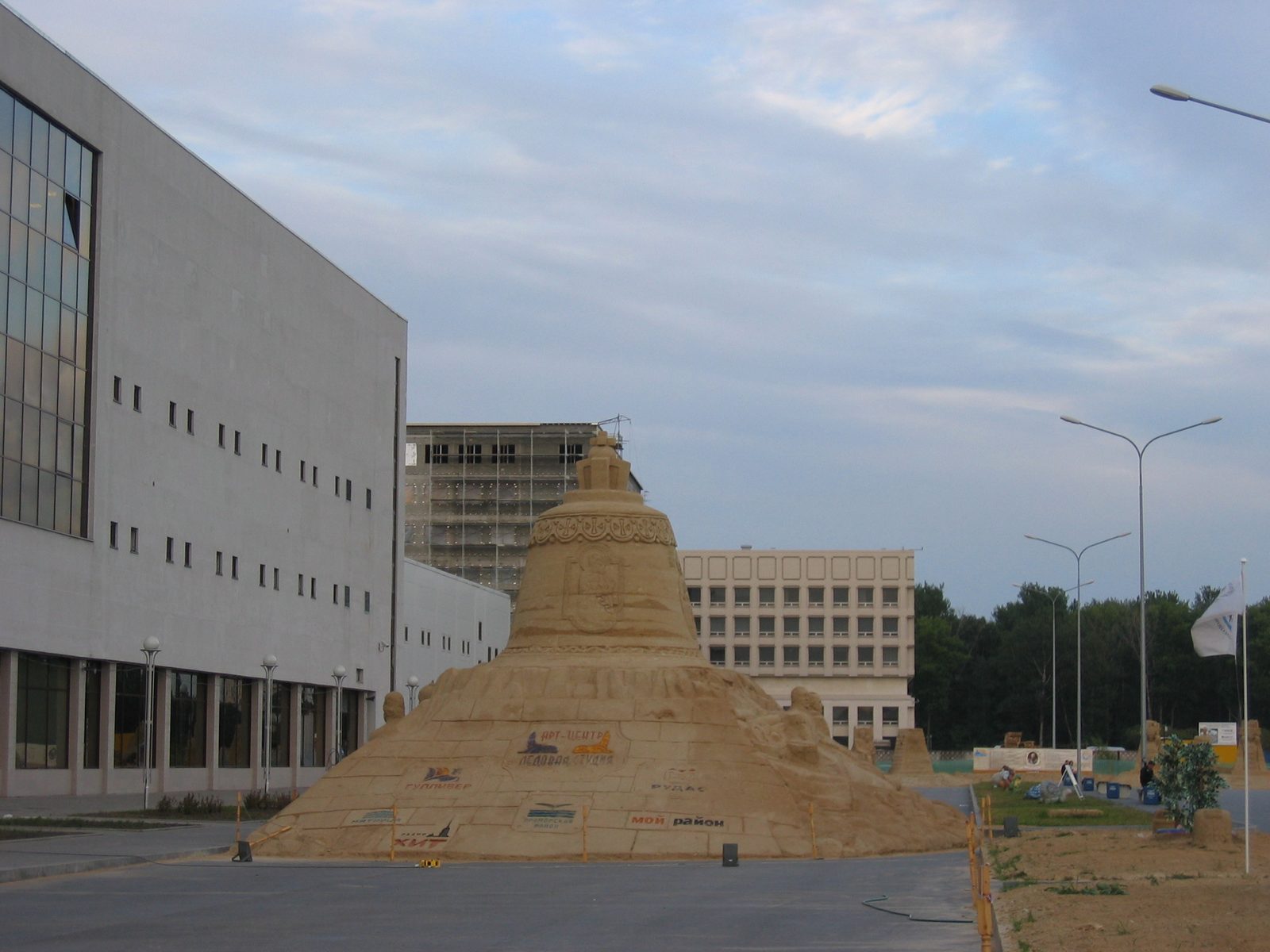 Sand castles/sculptures are apparently big in this town.  More on this later.