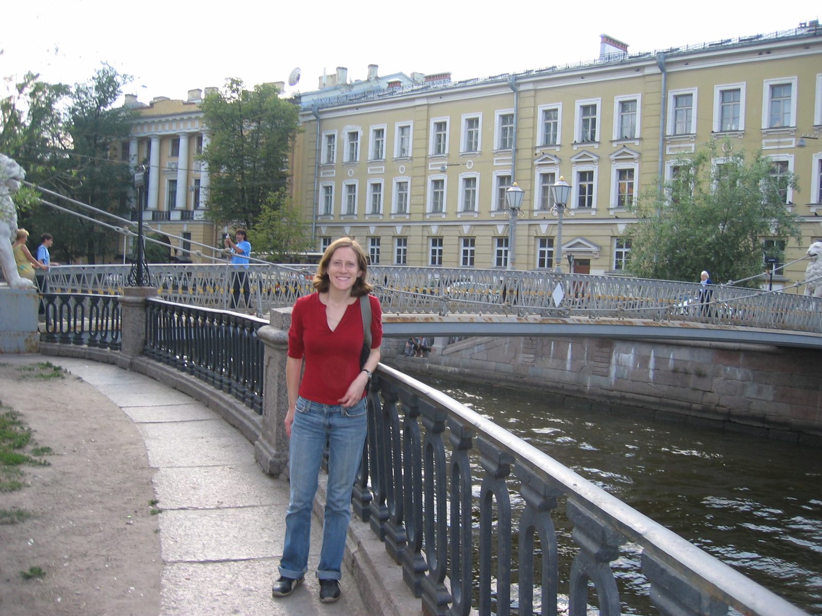 Alison took me to see Swan Lake my second night in town.  On the way there, we crossed this...