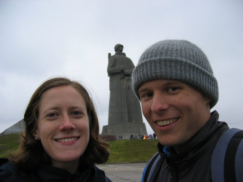 Self portrait.  Yes, it was cold here, even in August.