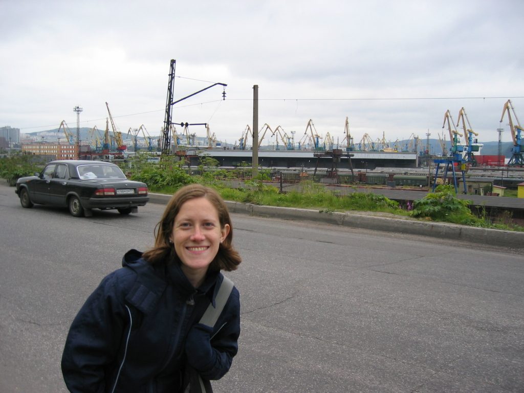 Phosphate depot!!11! Catherine, what sort of cranes are these?