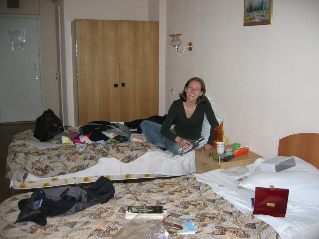 Our hotel room at the nicest place in town.  Cost: ~$30. The way things seem to work in Russia,...