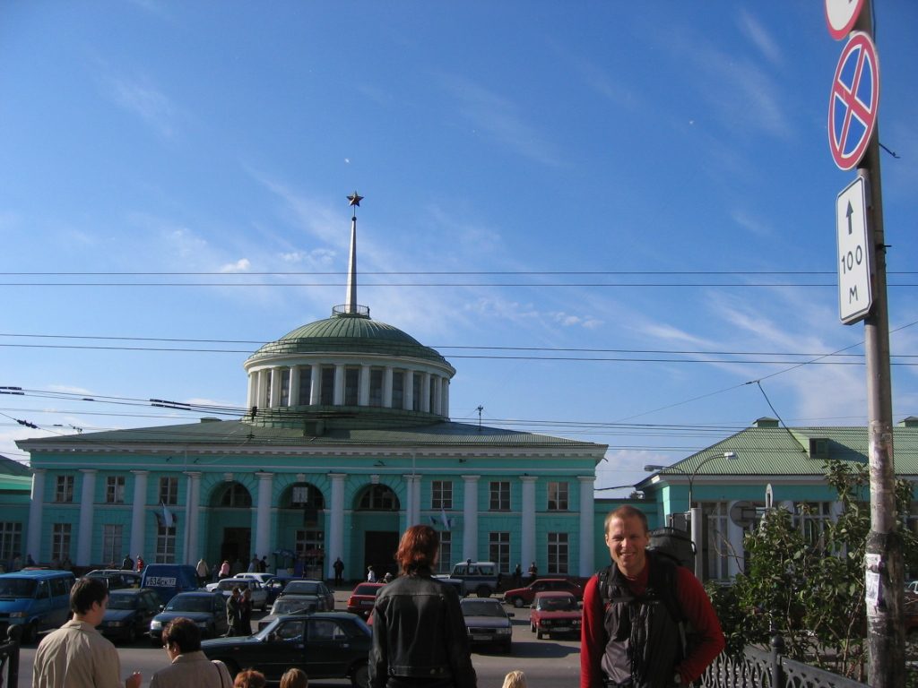 Murmansk main train station.