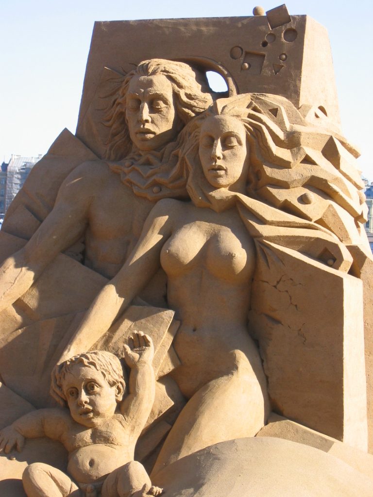 Another sand sculpture.