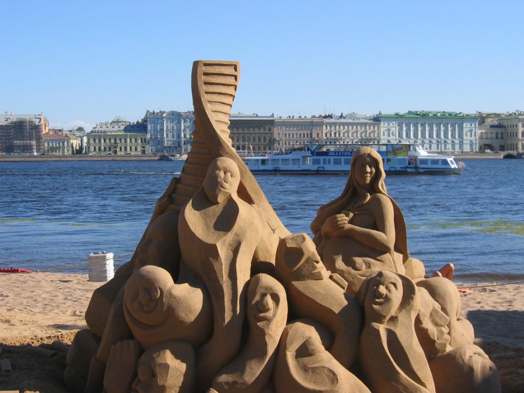 Another sand sculpture.