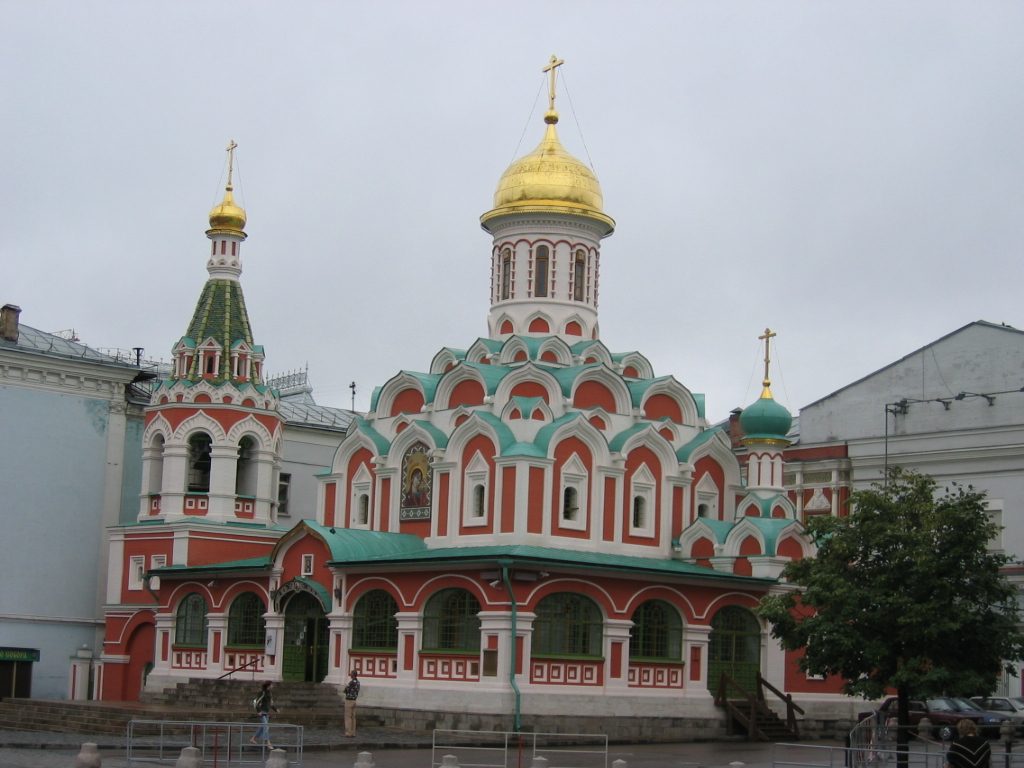 A cute little church on a corner of Red Square.