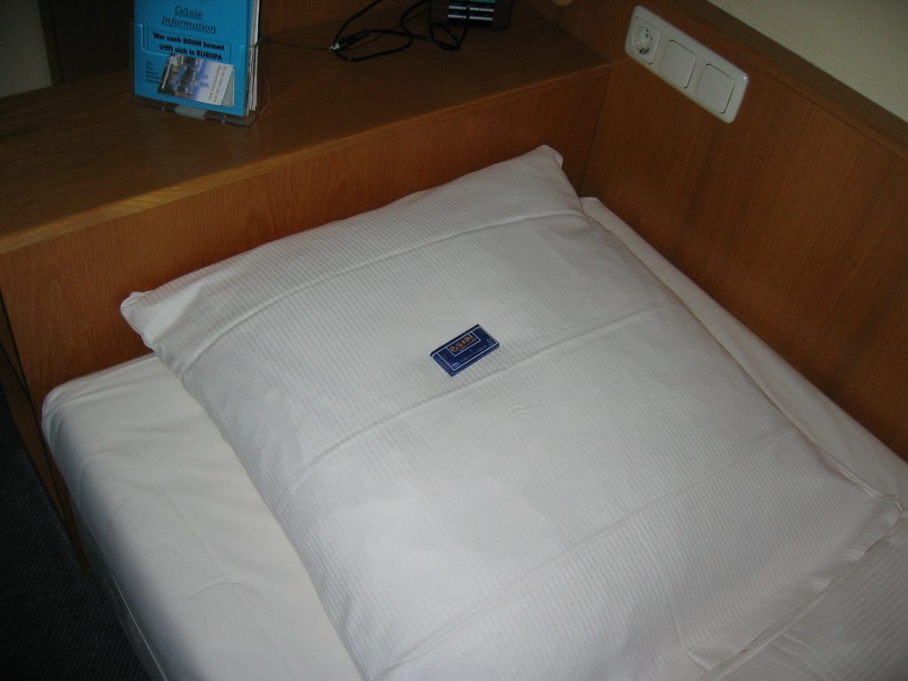 I even got a chocolate on my pillow. :)