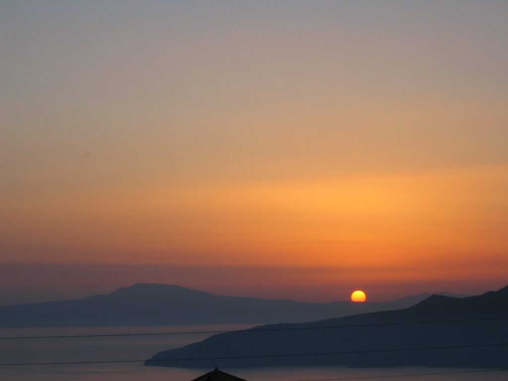 Sunset in Clea's village #2.