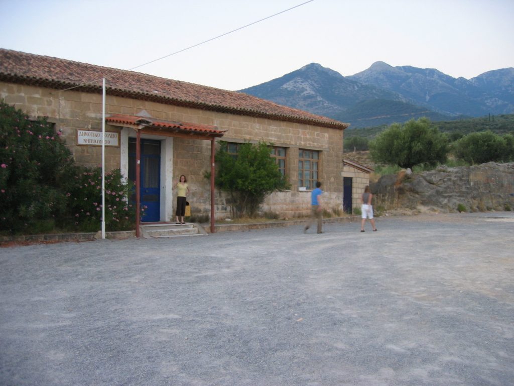 Clea's one-room school house (up until 8th grade).