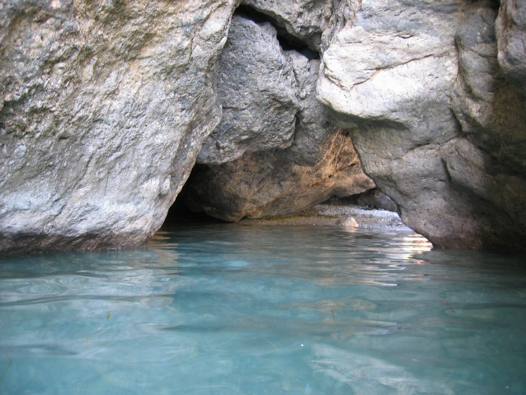 A swimming cove about 5 minutes from Clea's garden house.  Note to self, rock climbing is much...