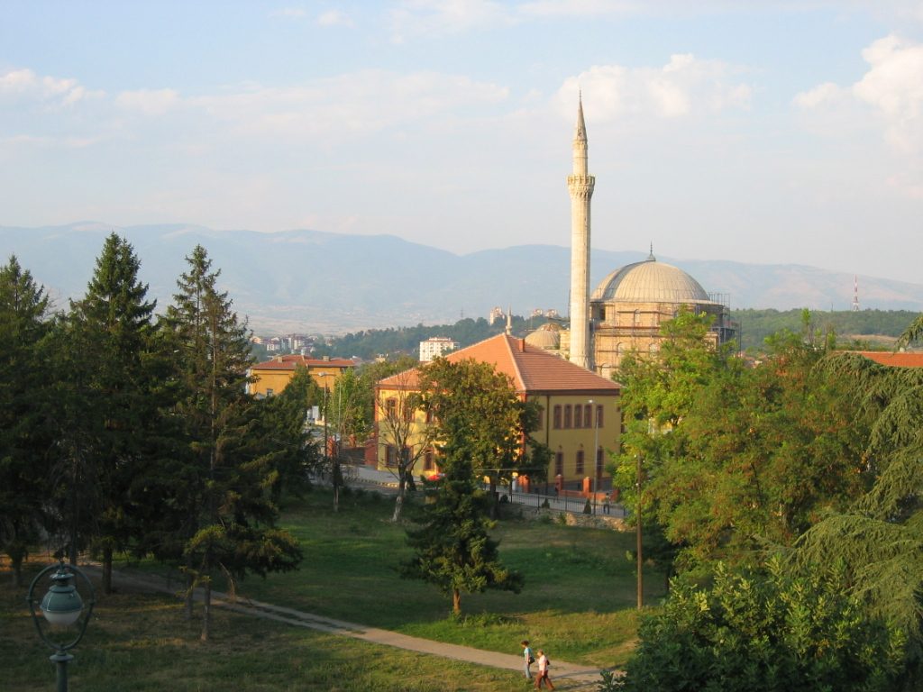 Skopje, Macedonia, looking east from the citadel.