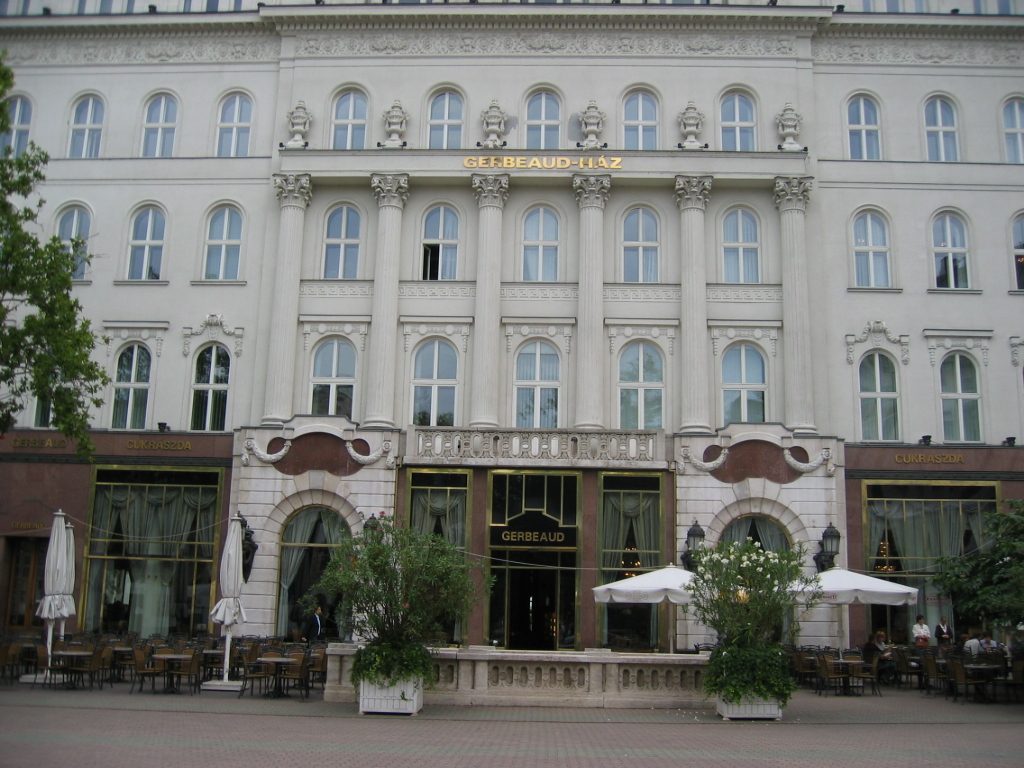Gerbeaud.  I ran into Rachel Seelig in the national gallery the afternoon before and she...