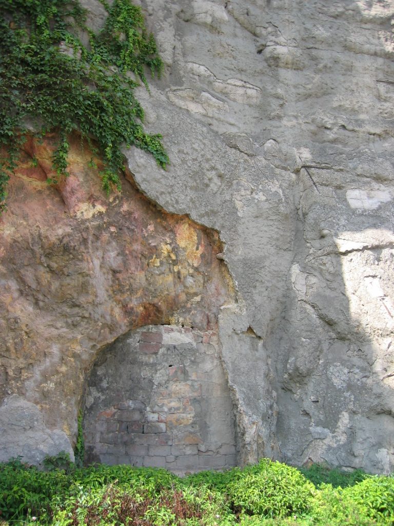 There are more than 40 km's of natural tufa caves underneath castle hill, which have been used...