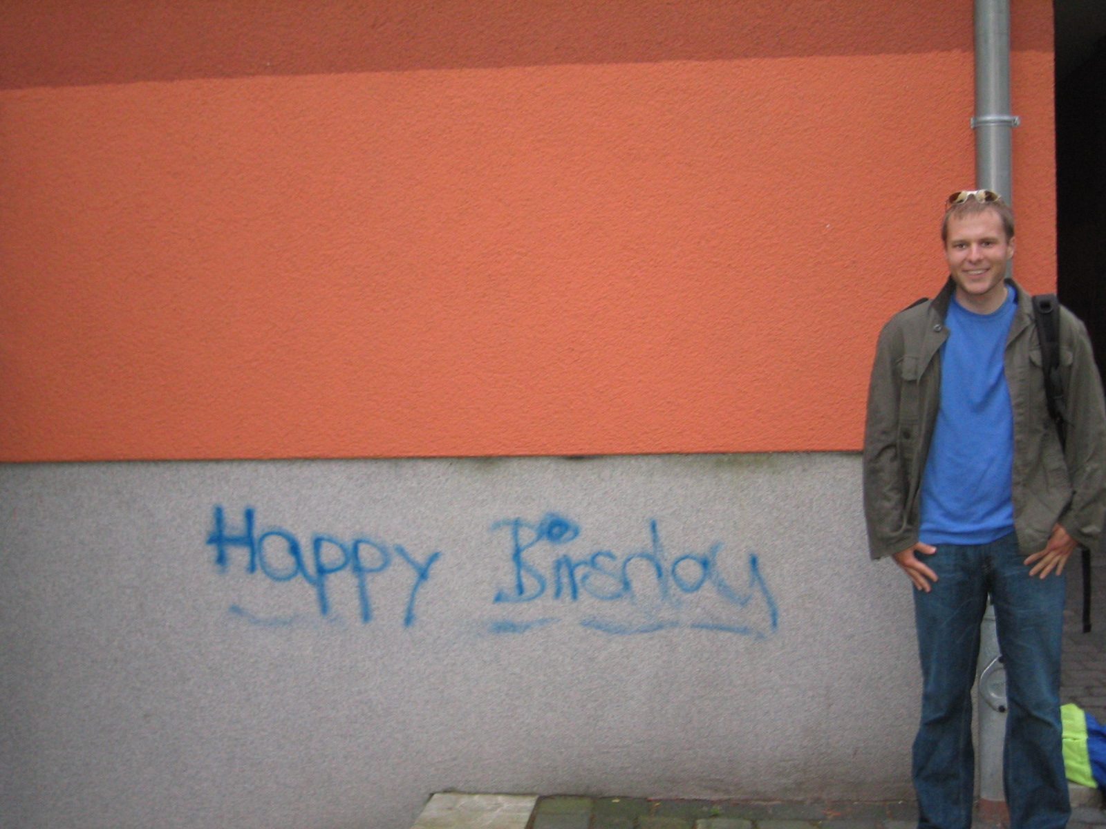"Happy Birsday":  How the Germans say "Happy Birthday" since they can't say "th".  They have an...