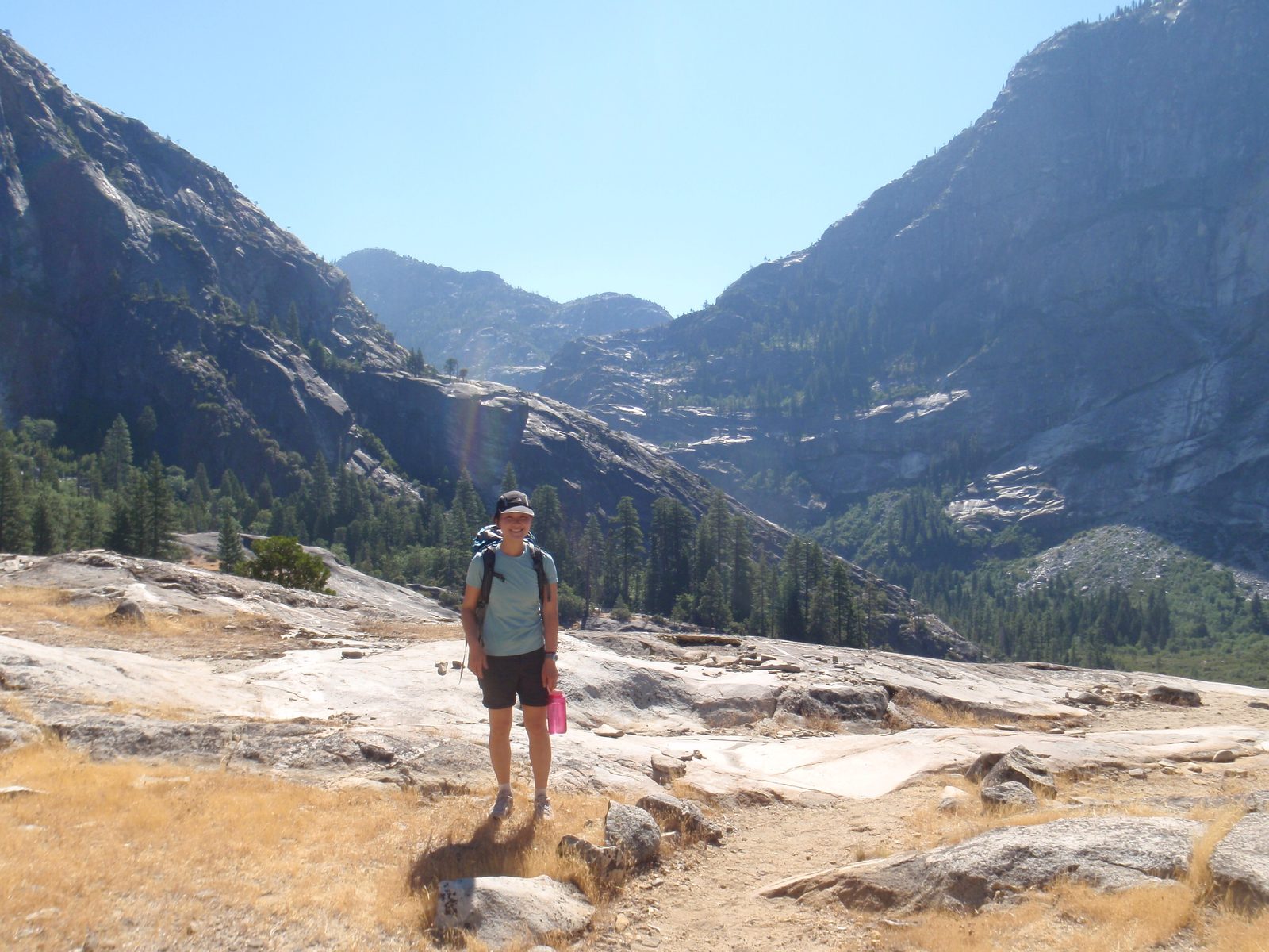 Monica, at the top of a bypass around the Muir Gorge, a dramatic deep-cut section of river where...