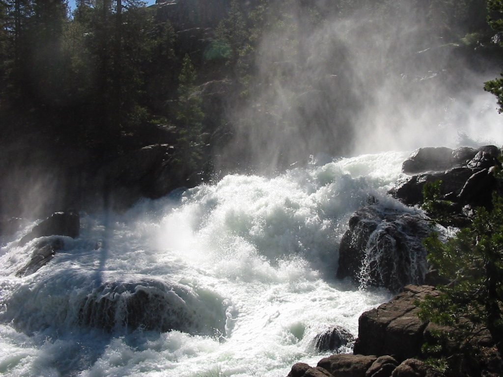 A sort of crazy water cascade.