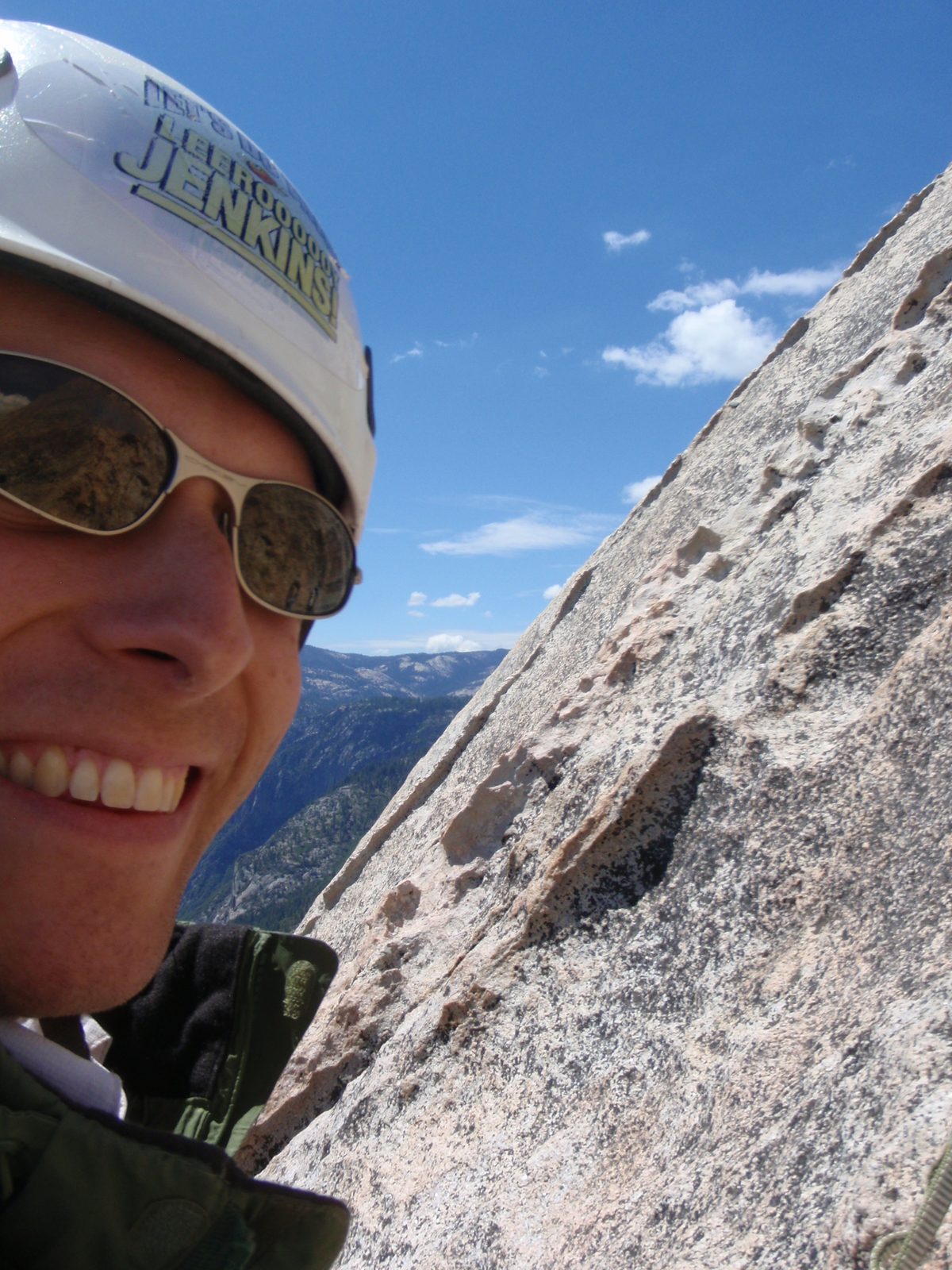John at the top of pitch 4 or 5.
