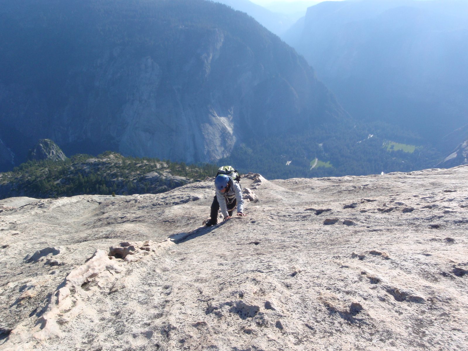As scary as this rather exposed 3rd class "dike hiking" was, it was also fantastically beautiful.