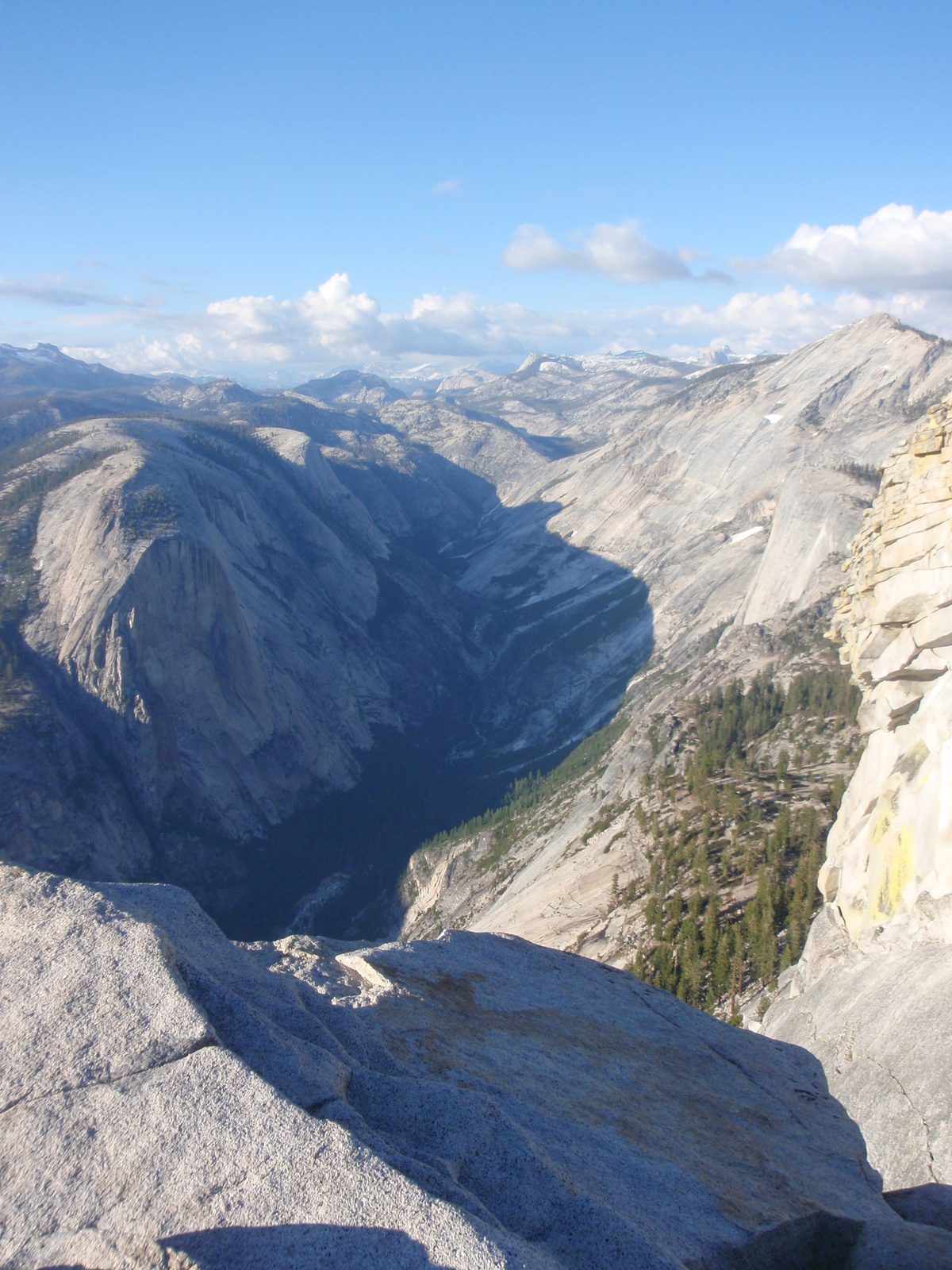 Looking northeast to Tenaya Canyon, where I have canyoneered a few times.