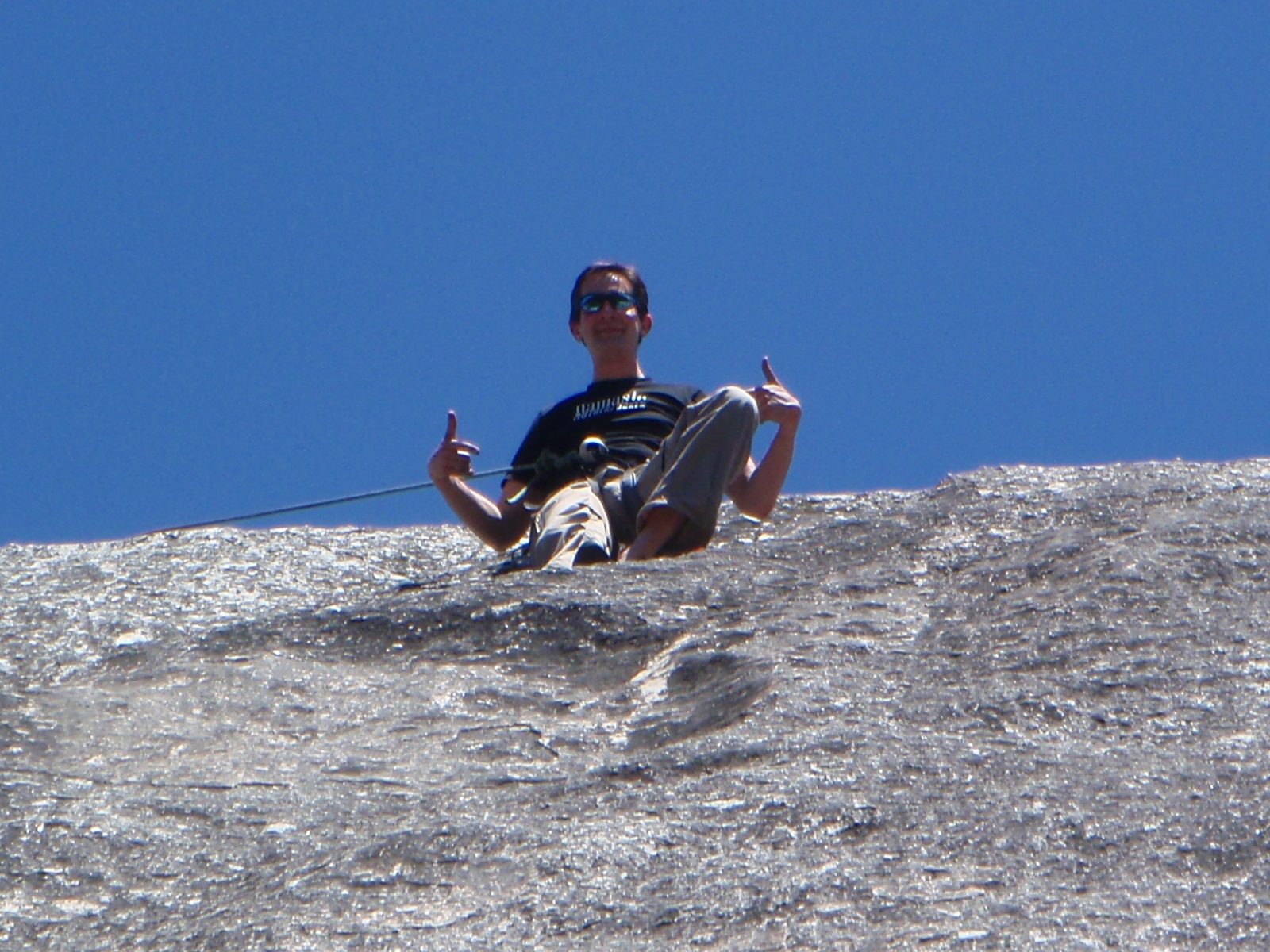 Rob at the top of "Touch of Grey" (5.9 R)