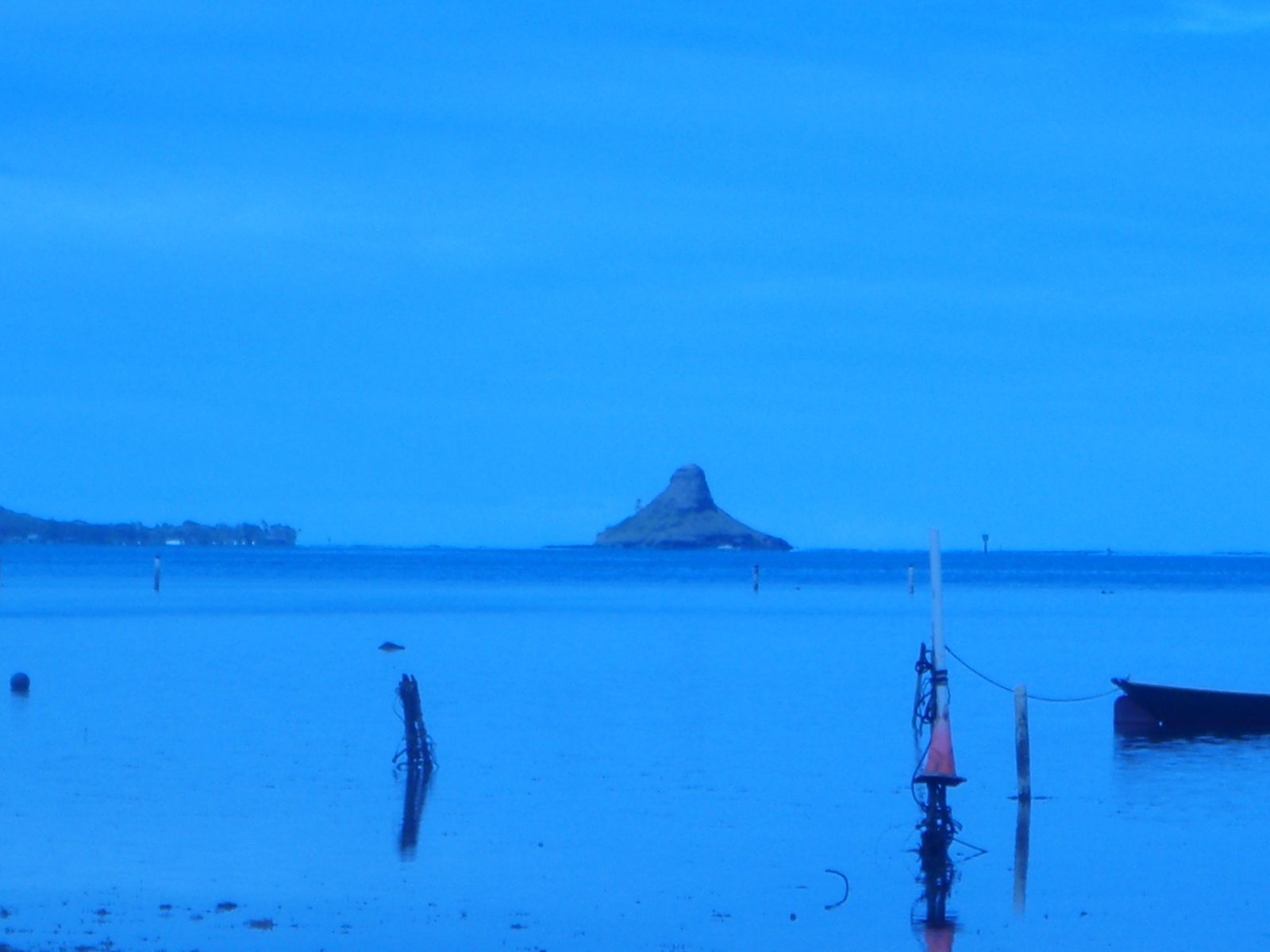Cool looking island off the north coast of Oahu.