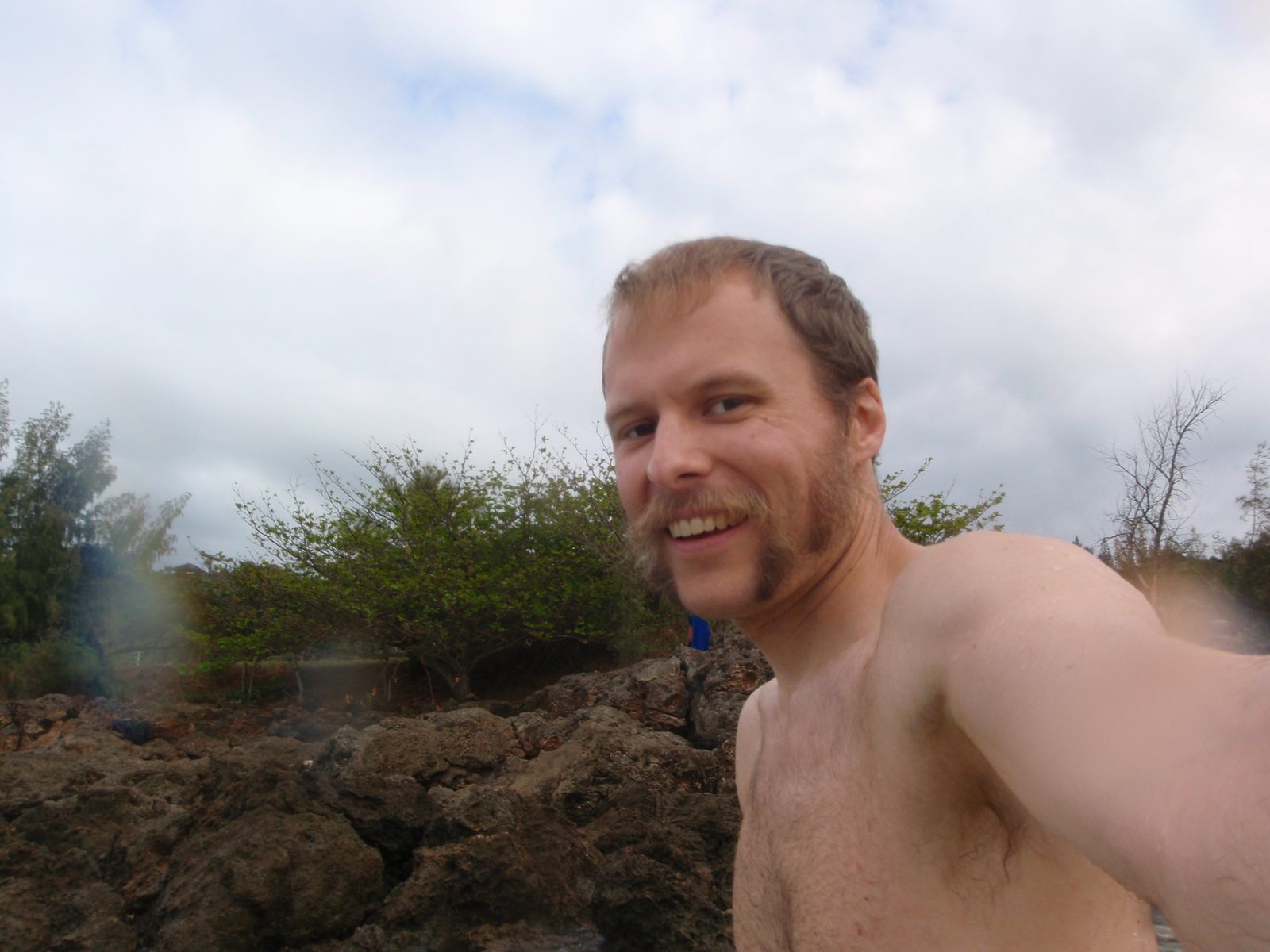 John in Shark's Cove.