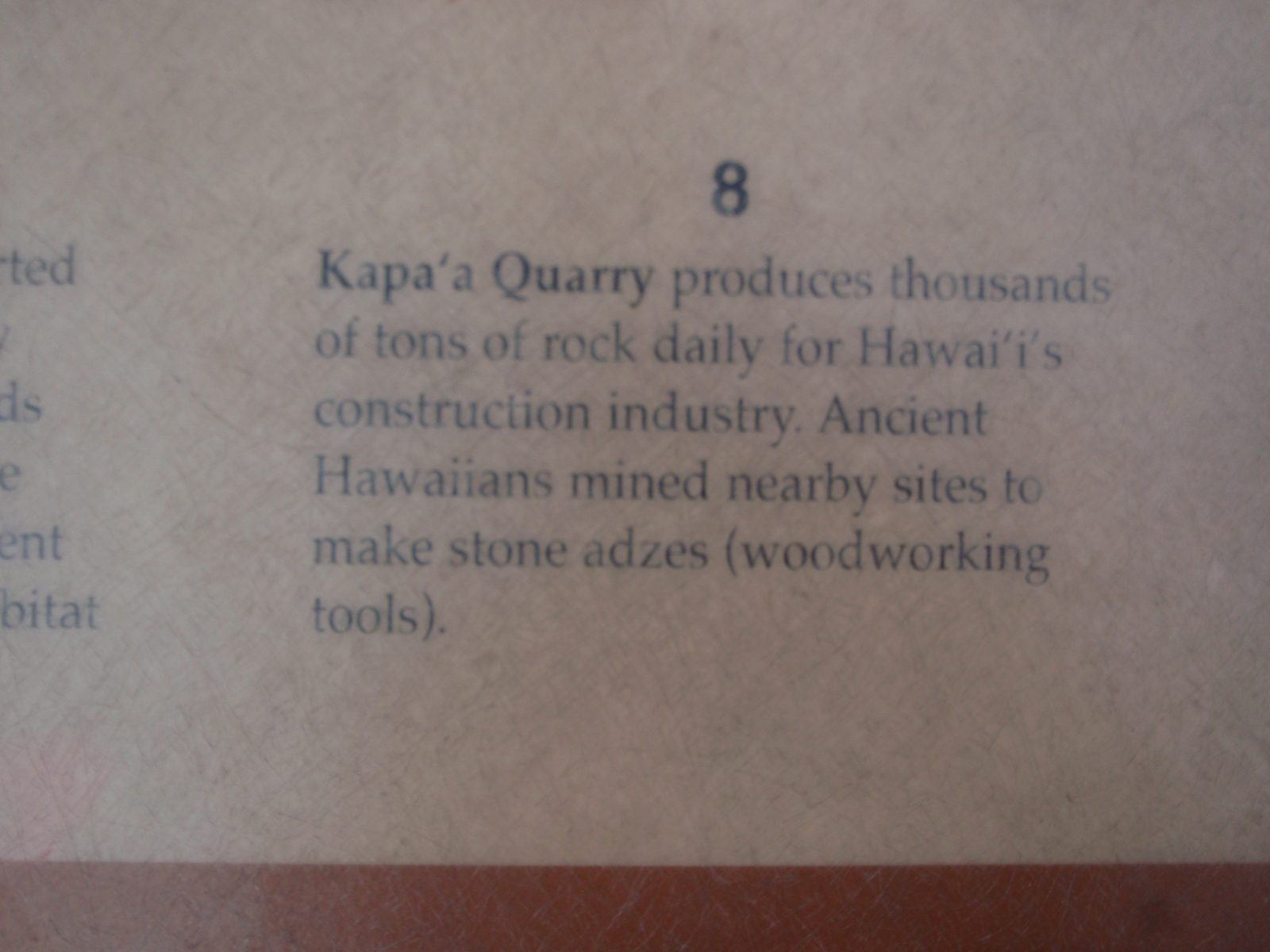 There was an "interpretive panel" (NPS-speak for sign) that highlighted among other things a...