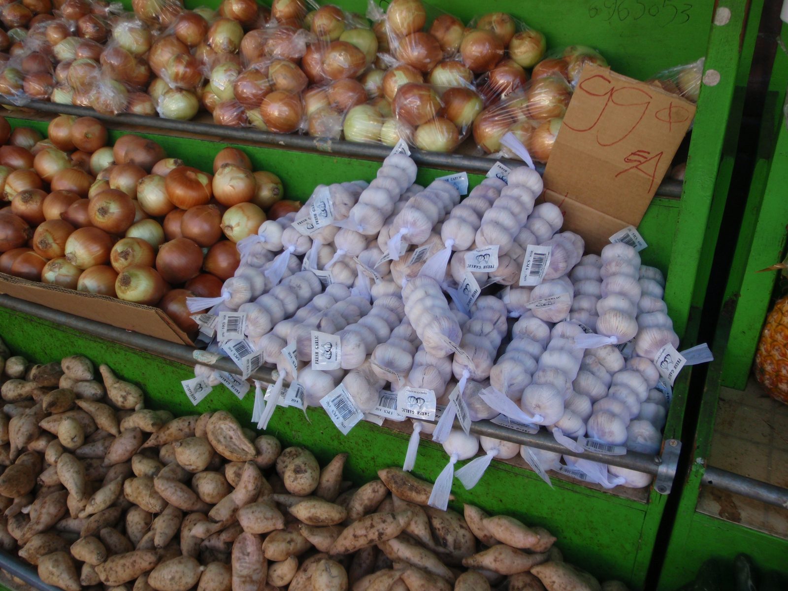 Same garlic for sale in San Francisco, and same price too (5 heads for 99 cents).  This garlic...