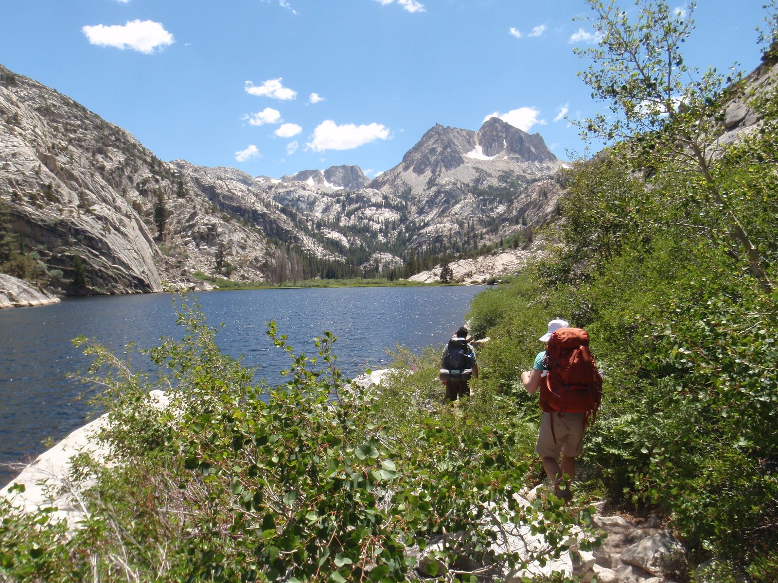 Crown Point towering above Barney Lake