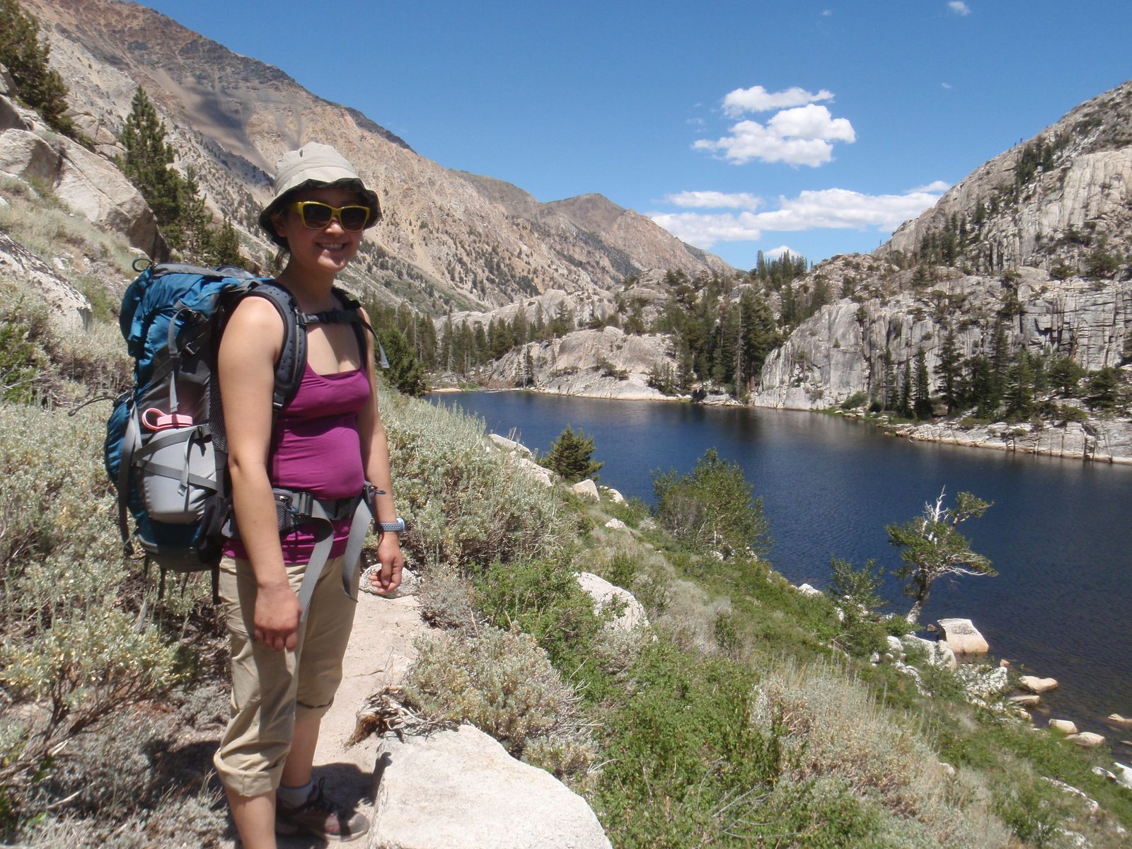 Monica, next to Barney Lake.
