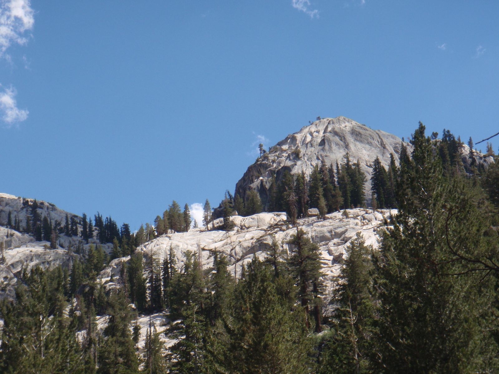 As well as craggy alpine peaks there were also familiar gray domes.