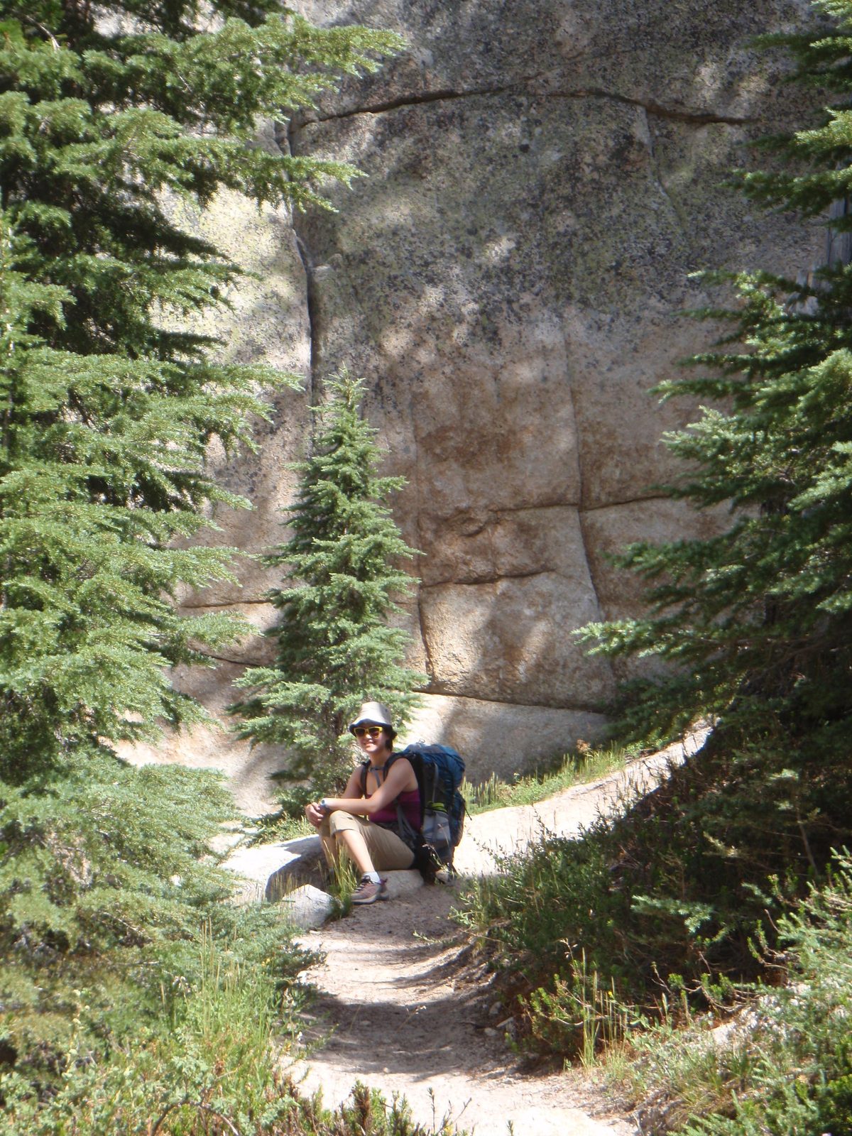Taking a breather. 