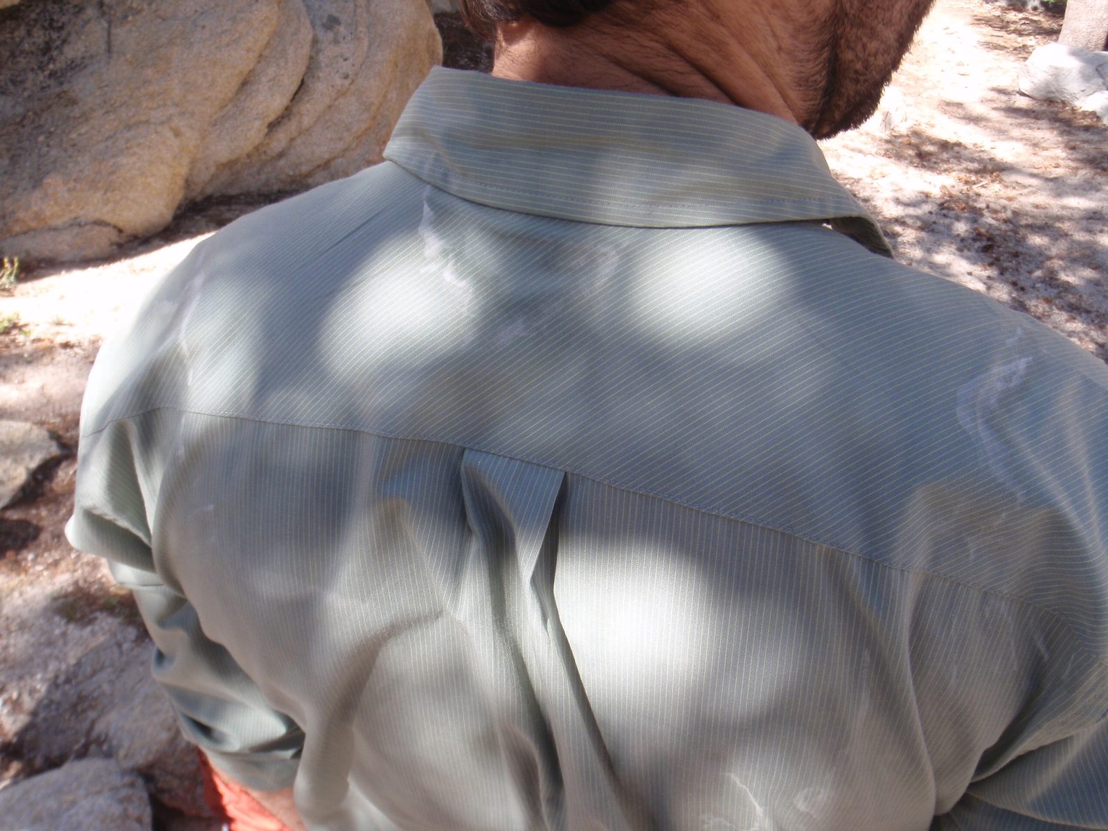 Jasper manages to salt-stain his shirt on every hike we go on. Less visible is that his shirts...