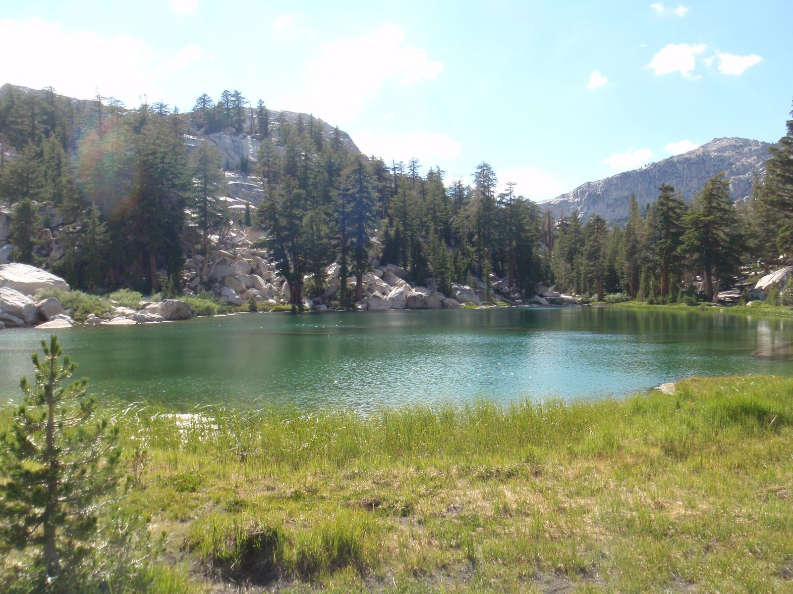 Crown Lakes, larger but not as inviting for swimming.