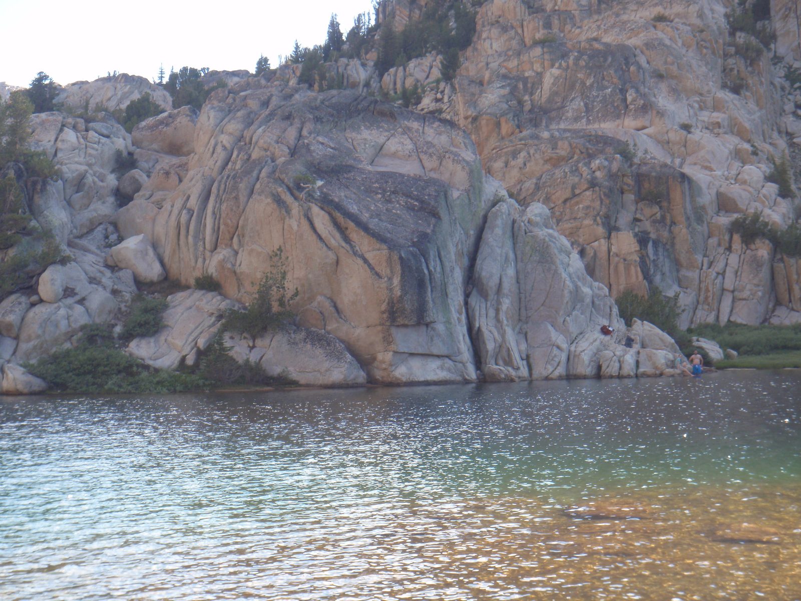 Watching from the opposite shore. I had gone around to scout potential campsites. However Jasper...