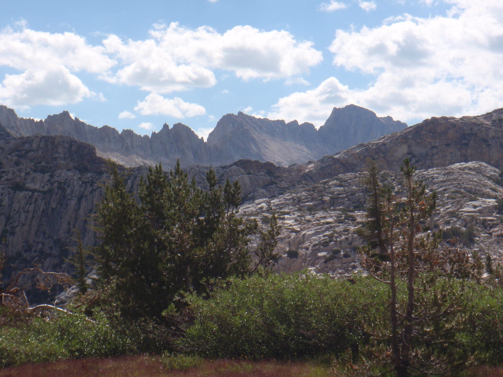 Matterhorn Peak somewhere in there. Maybe on the right.