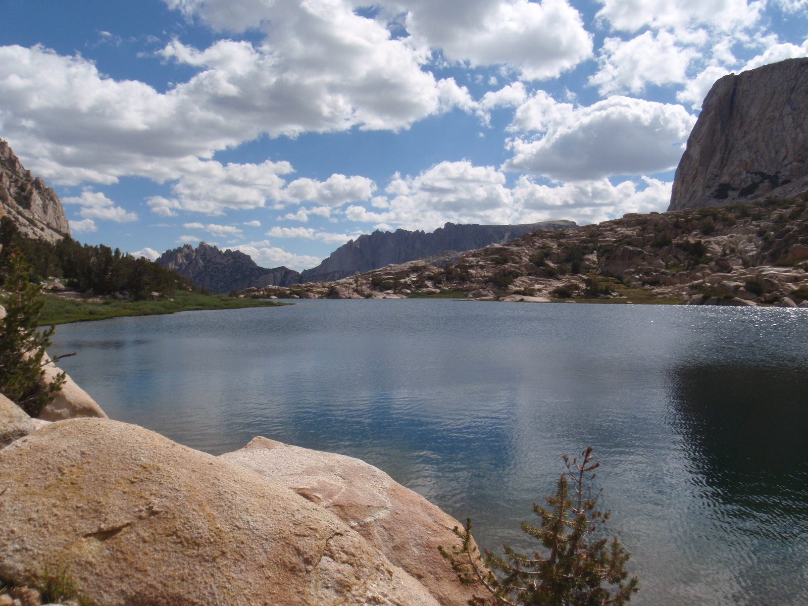 Snow Lake. Slide Mountain at right.