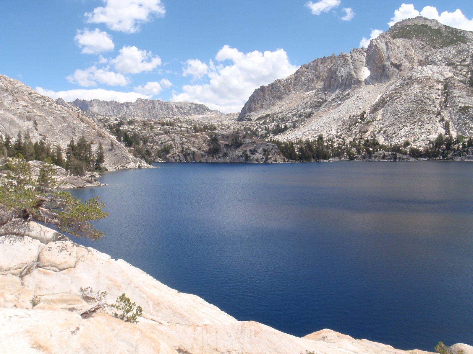 Peeler Lake from the trail after lunch.