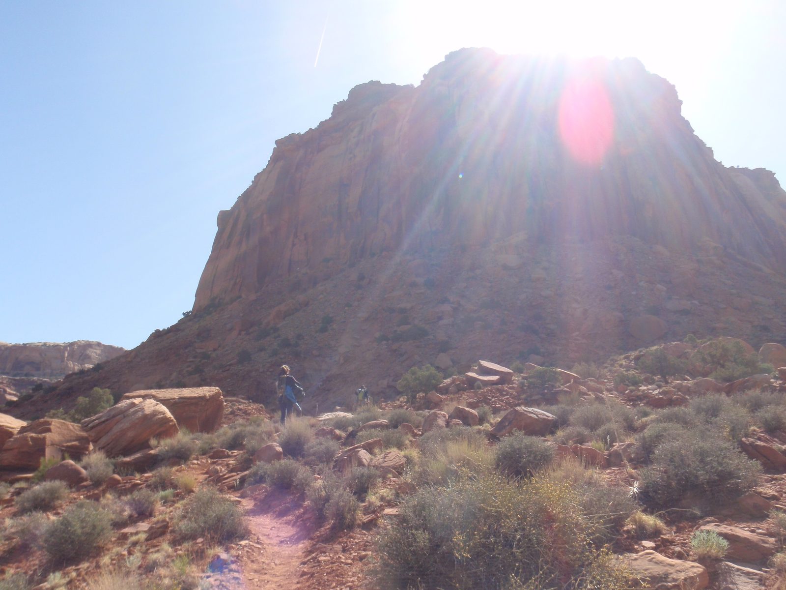 Hiking back to Second Meat Wall on our last day. We had some unfinished business to attend to.