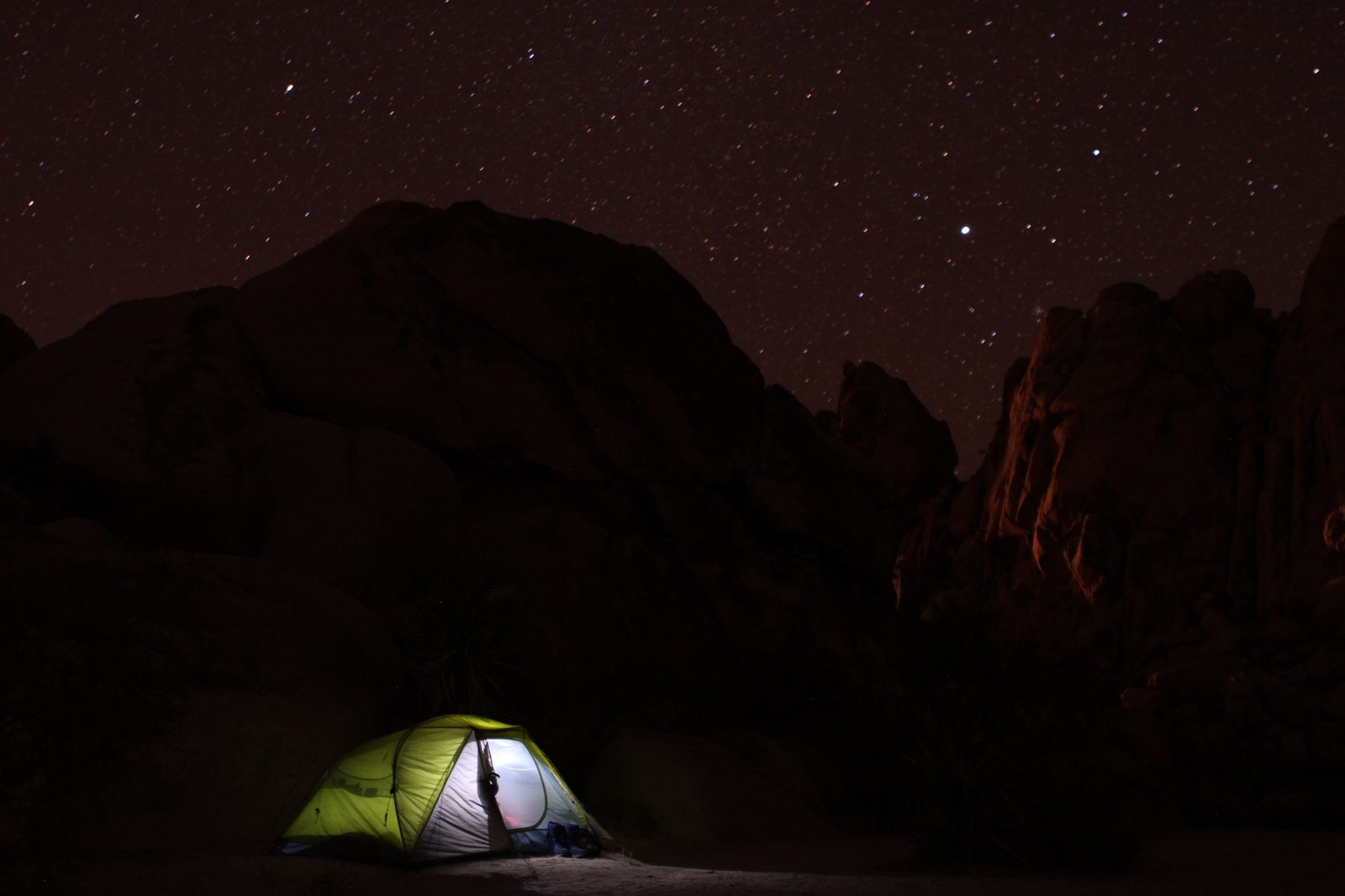 Single shot from our camp on Thanksgiving night.