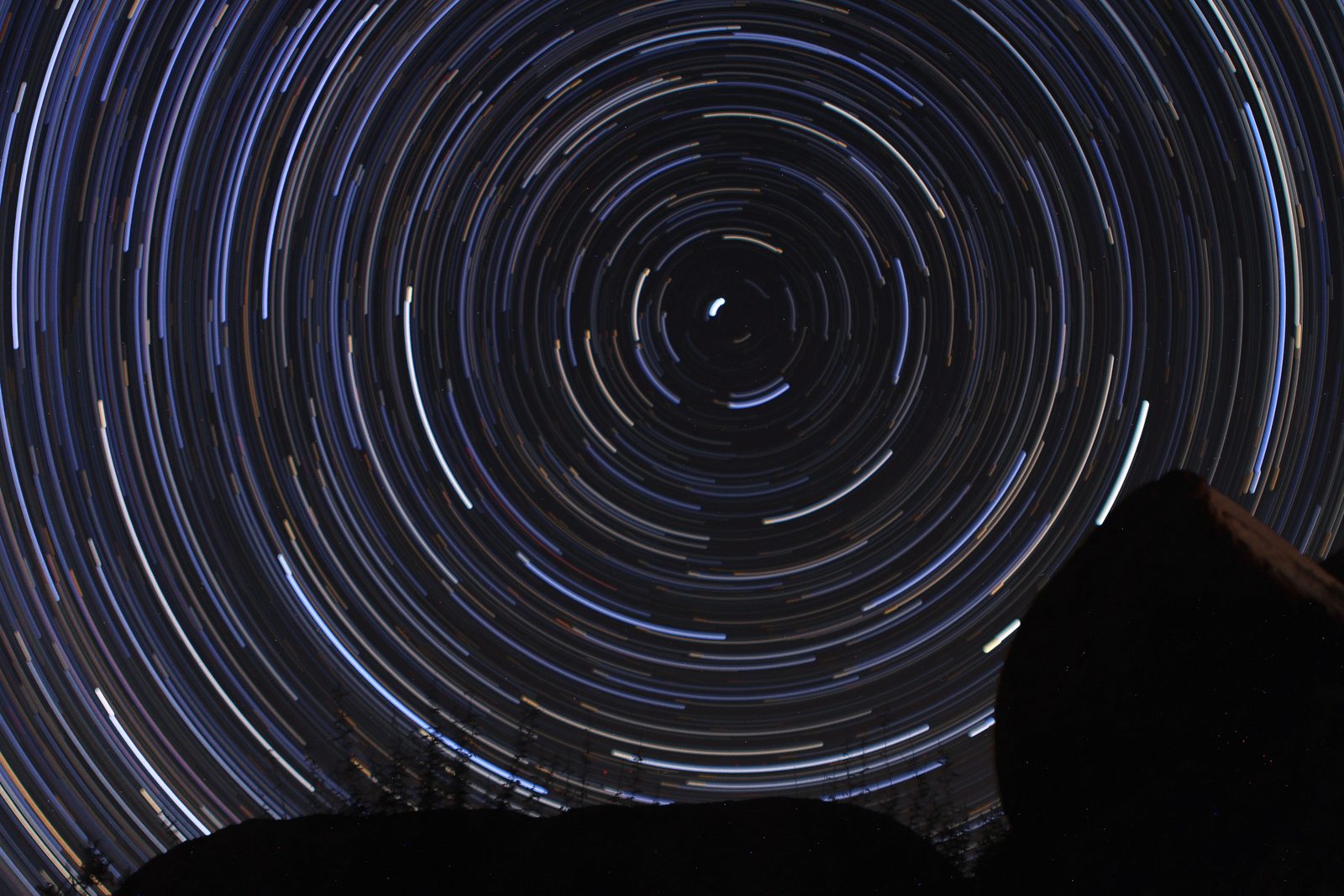 View to the north between roughly 1am and 3:30am on Thanksgiving Night as viewed from our tent....