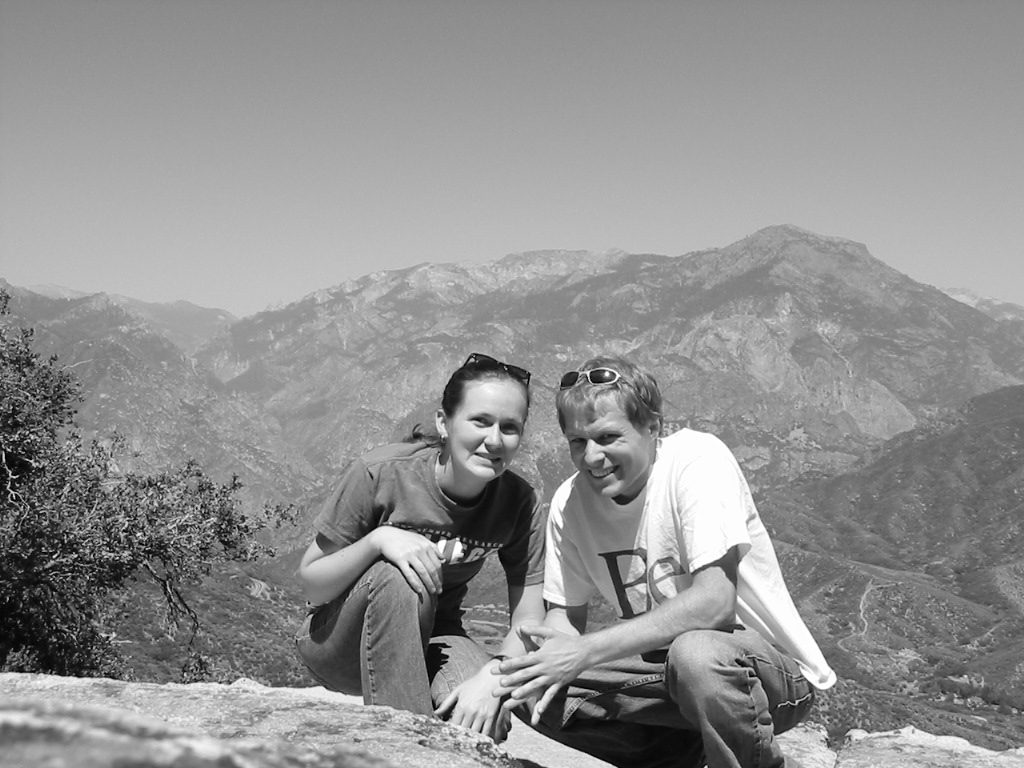 Artistic John and Rachel.