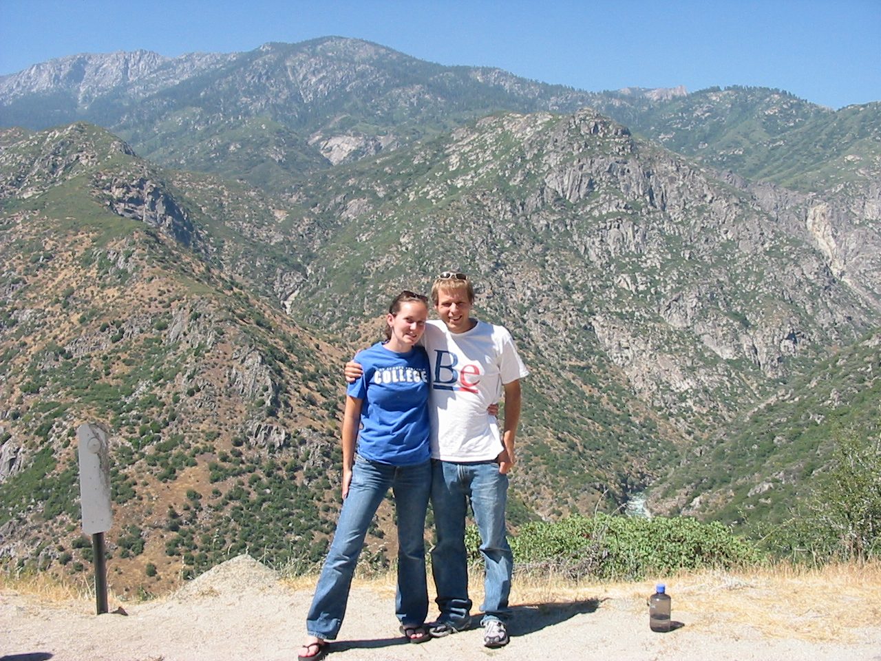 John and Rachel in front of King's Canyon again.