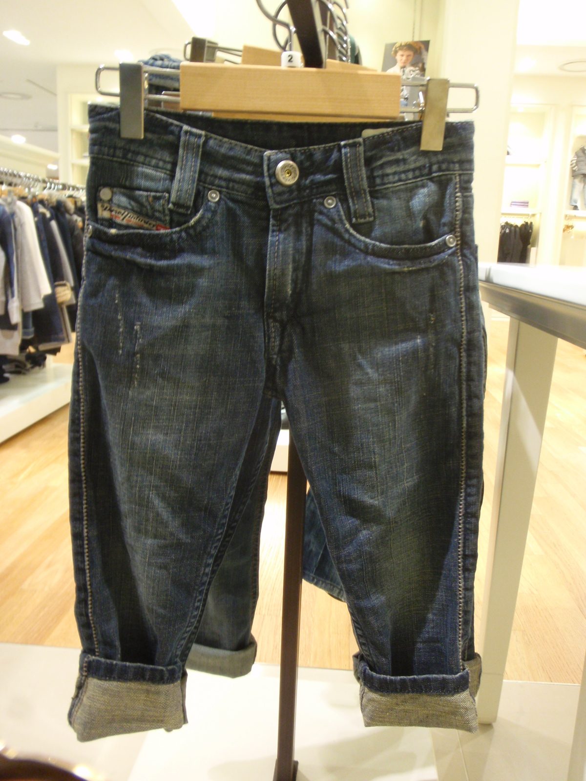 Diesel jeans for a 5 year old.  Don´t bother with a diet!  They´re still $200 US.