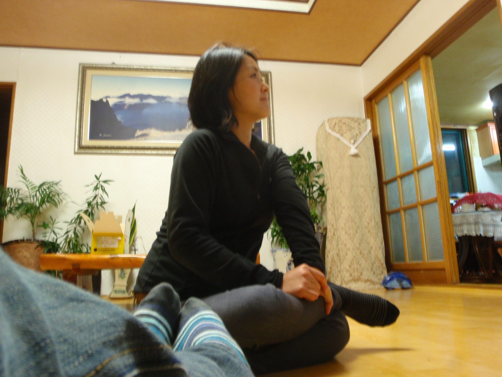 Hanging out at Monica´s aunt´s farm, watching the Korean world series between the hometown team,...