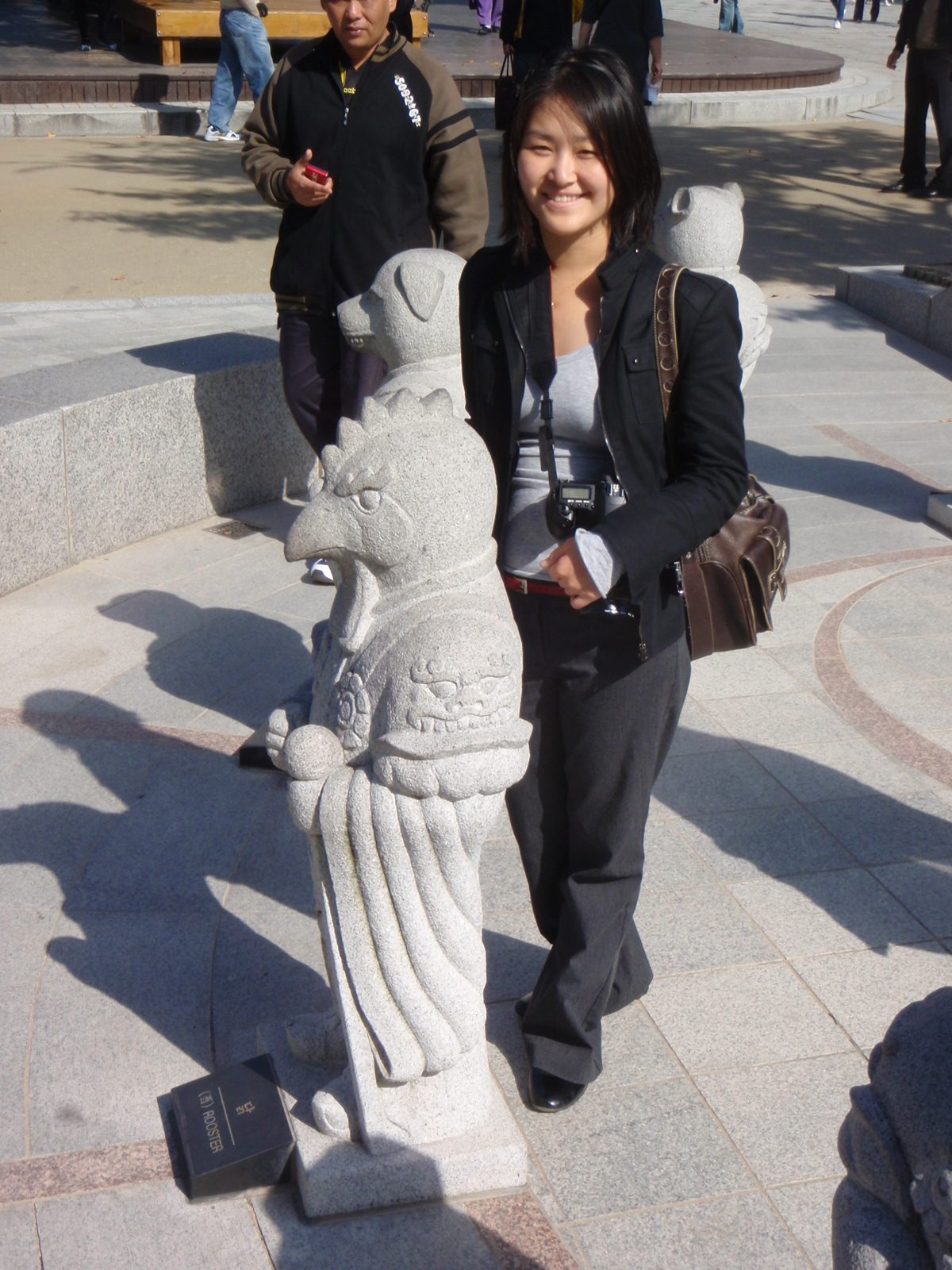 Monica was born in the year of the rooster.  I was born in the year of the monkey.  Well, I...